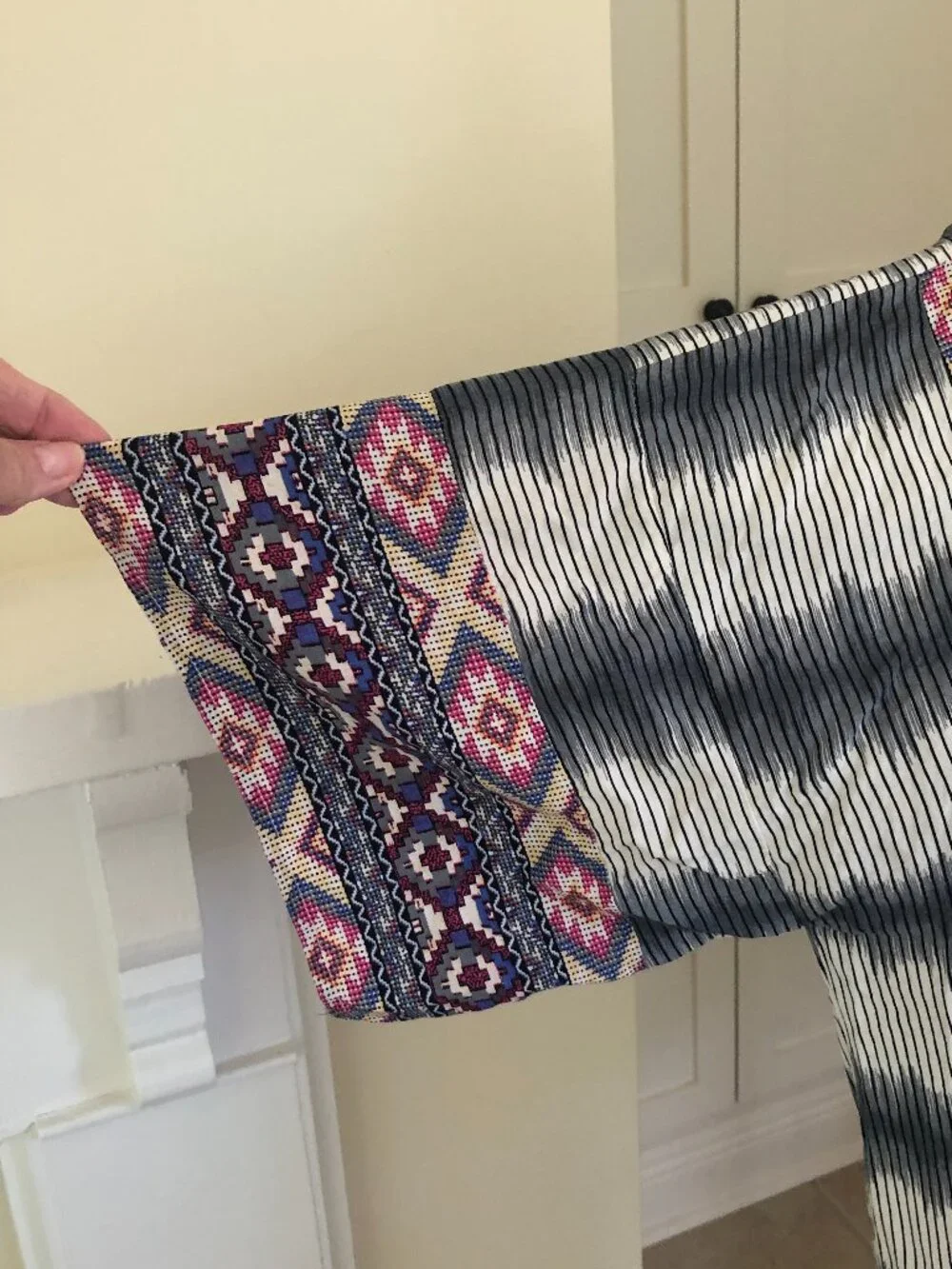 AZTEC TRIBAL KIMONO W/FRINGE